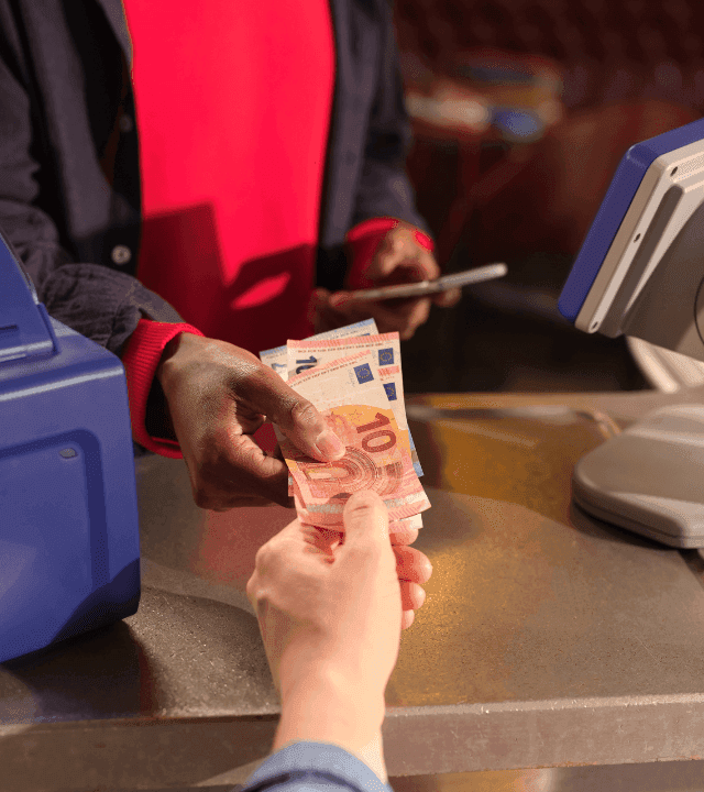 Paiement en espèces